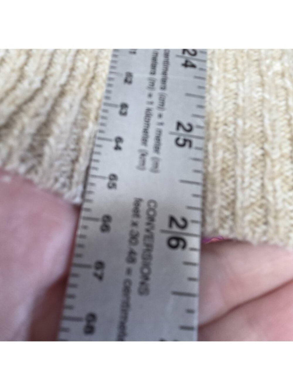 Pink Clover Sweater Womens XL Beige Crew Neck Knit Pullover Oatmeal Soft Cozy - Picture 9 of 9